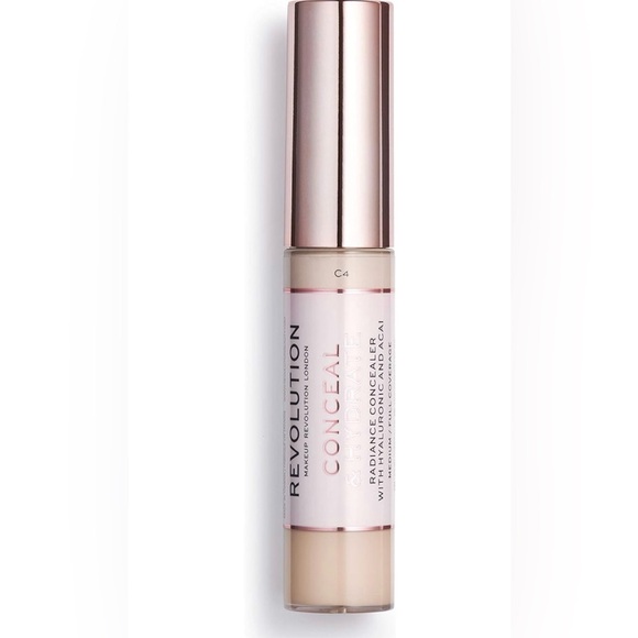 Revolution Cream Concealer Radiant Finish Shade C4 
Medium/Full Coverage Vegan - Picture 1 of 4